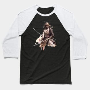 Soul of the Vintage Samurai: A Timeless Warrior's Journey Baseball T-Shirt